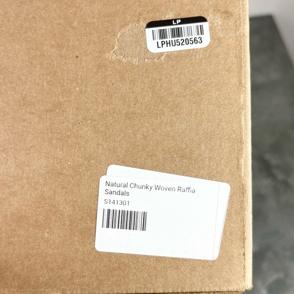 Loeffler Randall Women's Theo Raffia Sandals size 7 new tan - Picture 8 of 12